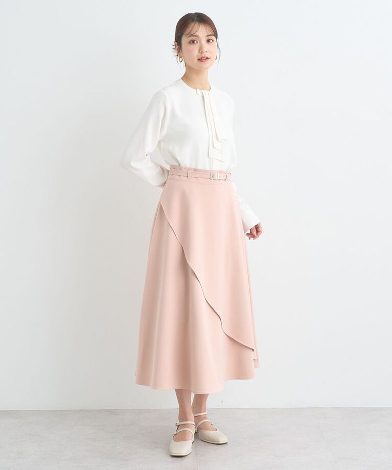 earth music&ecology「2WAYボウタイブラウス　25SS オフィス 春 夏」|シャツ・ブラウス|