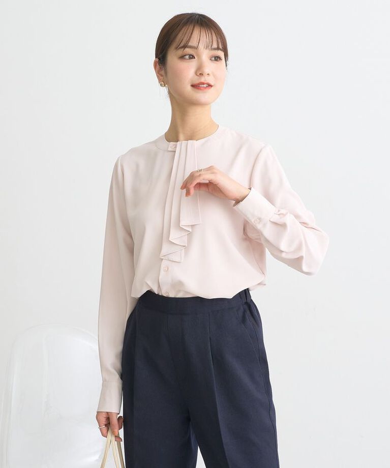 earth music&ecology「2WAYボウタイブラウス　25SS オフィス 春 夏」|シャツ・ブラウス|