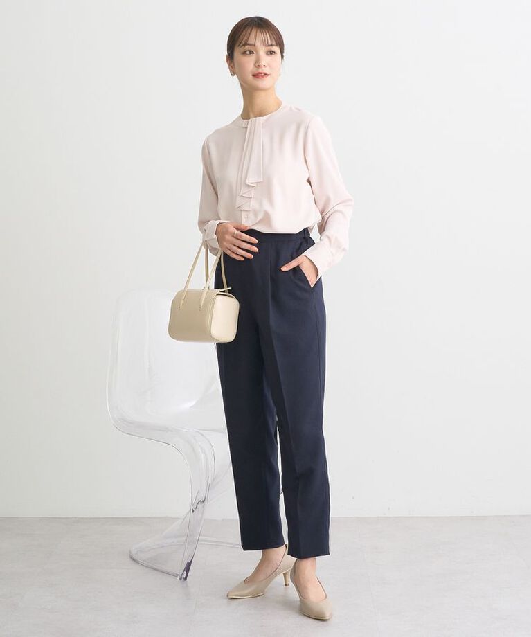 earth music&ecology「2WAYボウタイブラウス　25SS オフィス 春 夏」|シャツ・ブラウス|