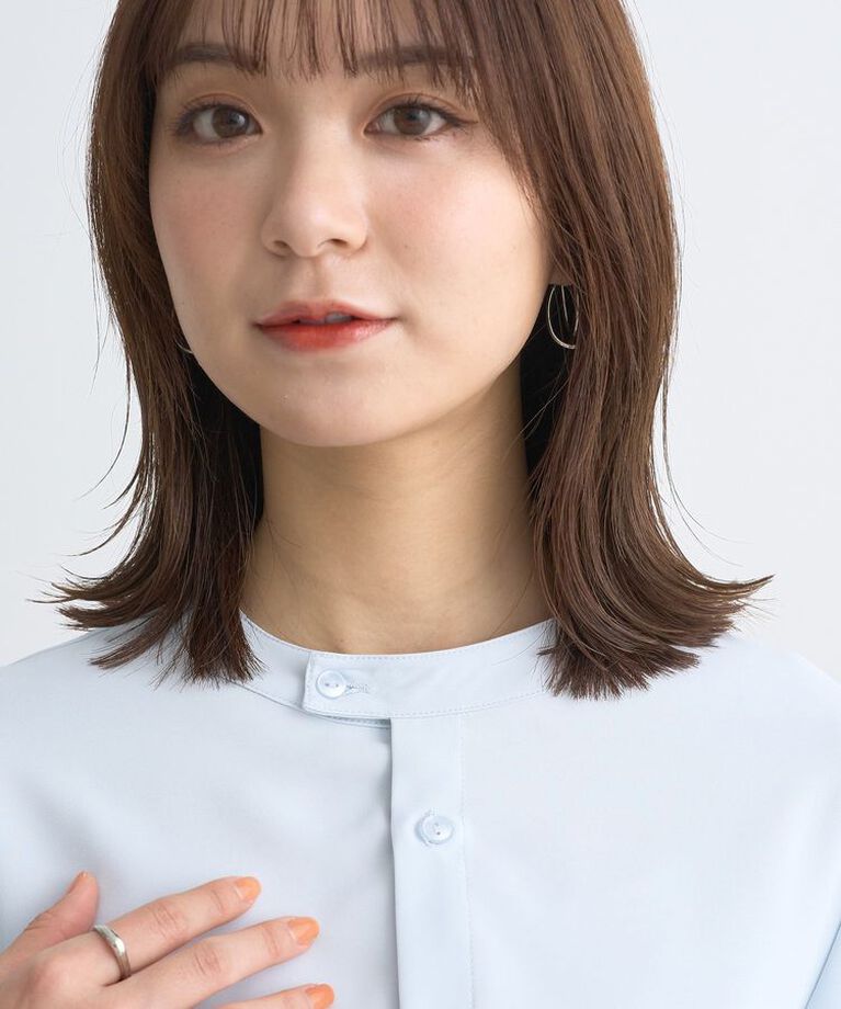 earth music&ecology「2WAYボウタイブラウス　25SS オフィス 春 夏」|シャツ・ブラウス|
