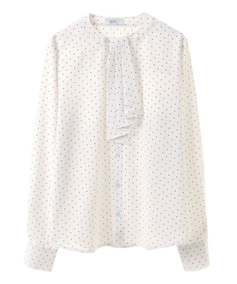 earth music&ecology「2WAYボウタイブラウス　25SS オフィス 春 夏」|シャツ・ブラウス|