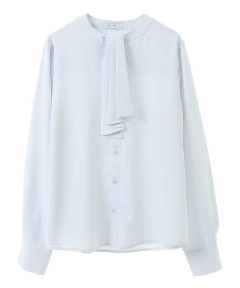 earth music&ecology「2WAYボウタイブラウス　25SS オフィス 春 夏」|シャツ・ブラウス|