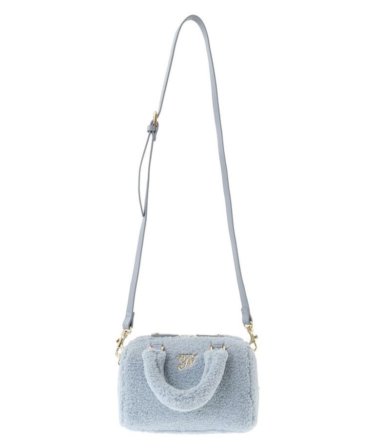 Maison de FLEUR「フェイクファーボストンバッグ」|ハンドバッグ|