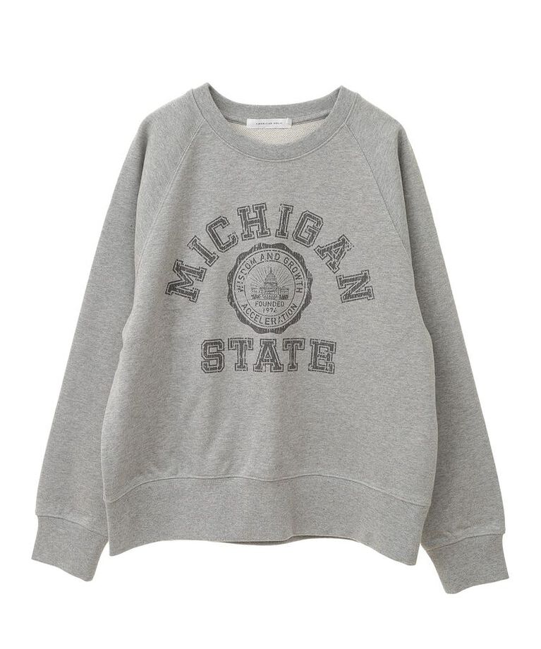 AMERICAN HOLIC「MICHIGAN ラグランスウェット」|スウェット・ジャージ|