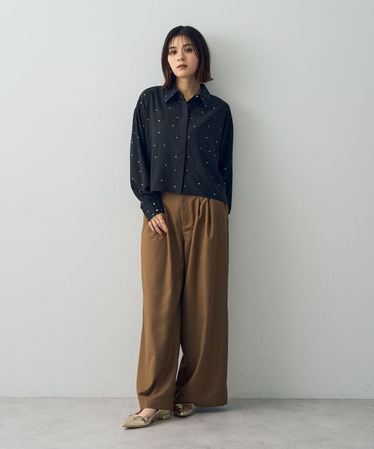 YECCA VECCA「ビジューシャツ」|シャツ・ブラウス|