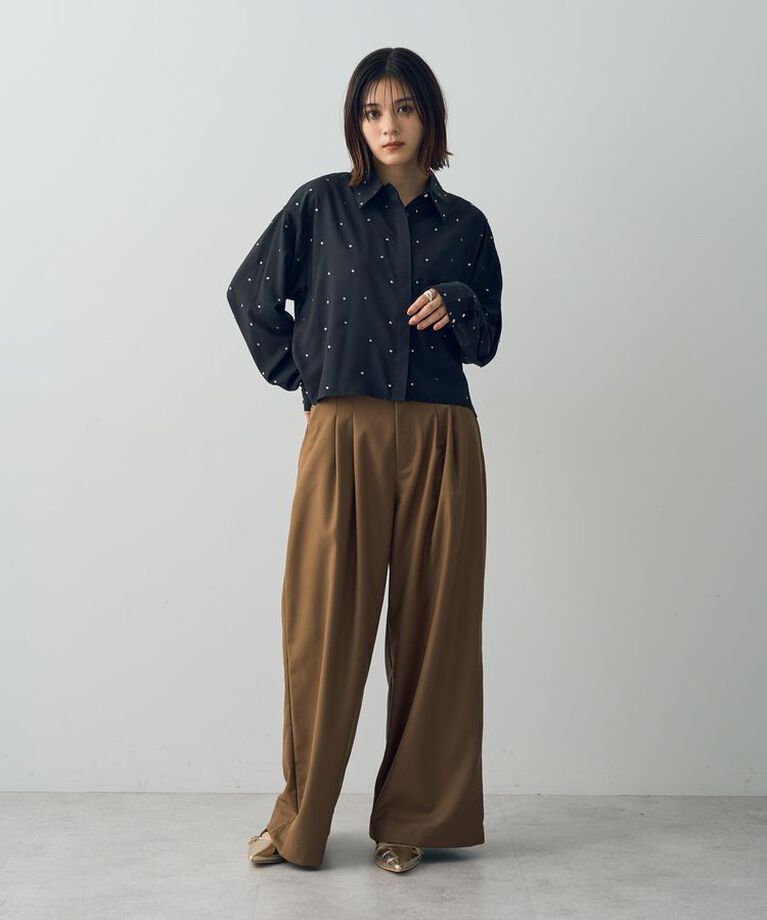 YECCA VECCA「ビジューシャツ」|シャツ・ブラウス|
