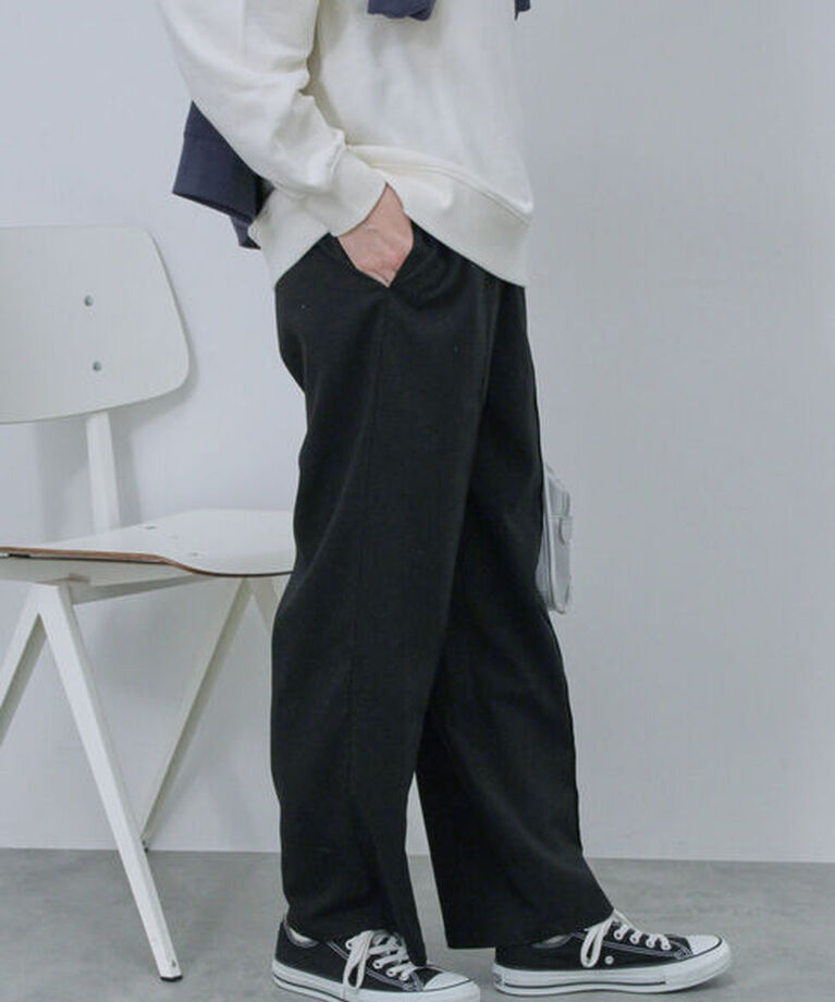 Samansa Mos2 blue「ピンタックイージーパンツ」|その他|
