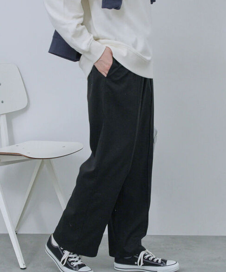 Samansa Mos2 blue「ピンタックイージーパンツ」|その他|