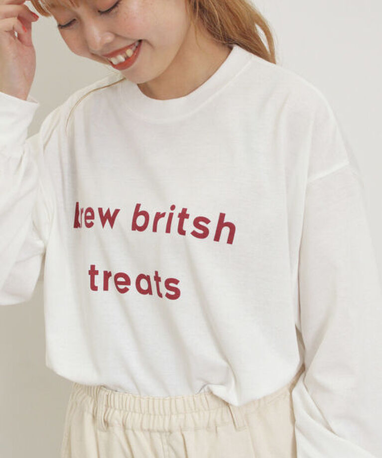 Samansa Mos2「◎柄アソートロゴロンT」|Tシャツ・カットソー|オフホワイト