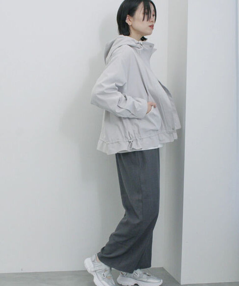 Samansa Mos2 blue「ハイウエストワイドパンツ」|その他|