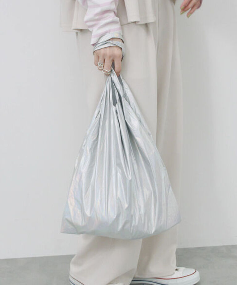Samansa Mos2 blue「マルチWAYメッシュトート」|その他|