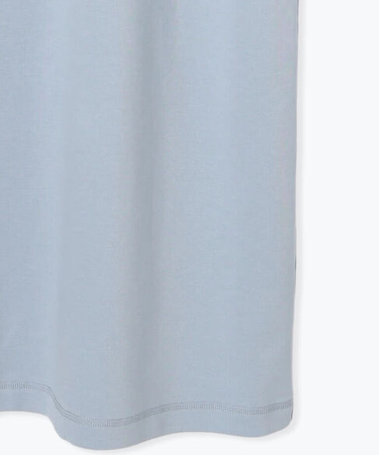 Samansa Mos2 blue「クロップドレイヤードワンピース」|ワンピース|