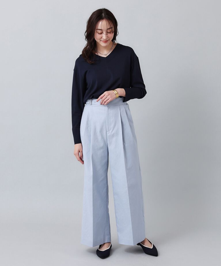 UNTITLED「【洗える】Vカットニットパンプス」|その他|