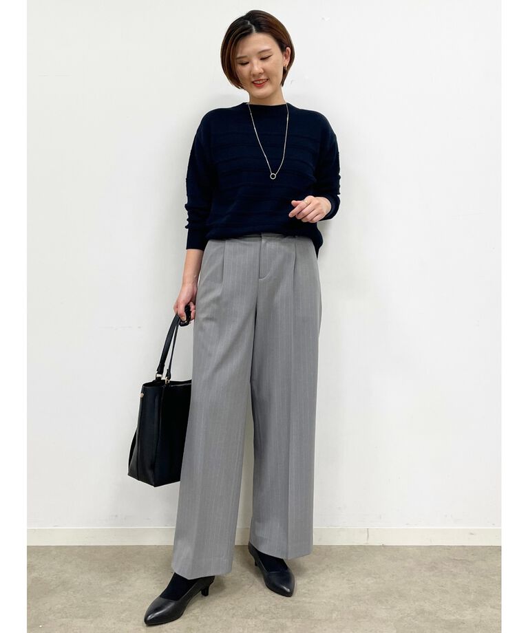 Reflect「【春SALE/洗える】裏起毛2WAYストレッチワイドパンツ」|その他|