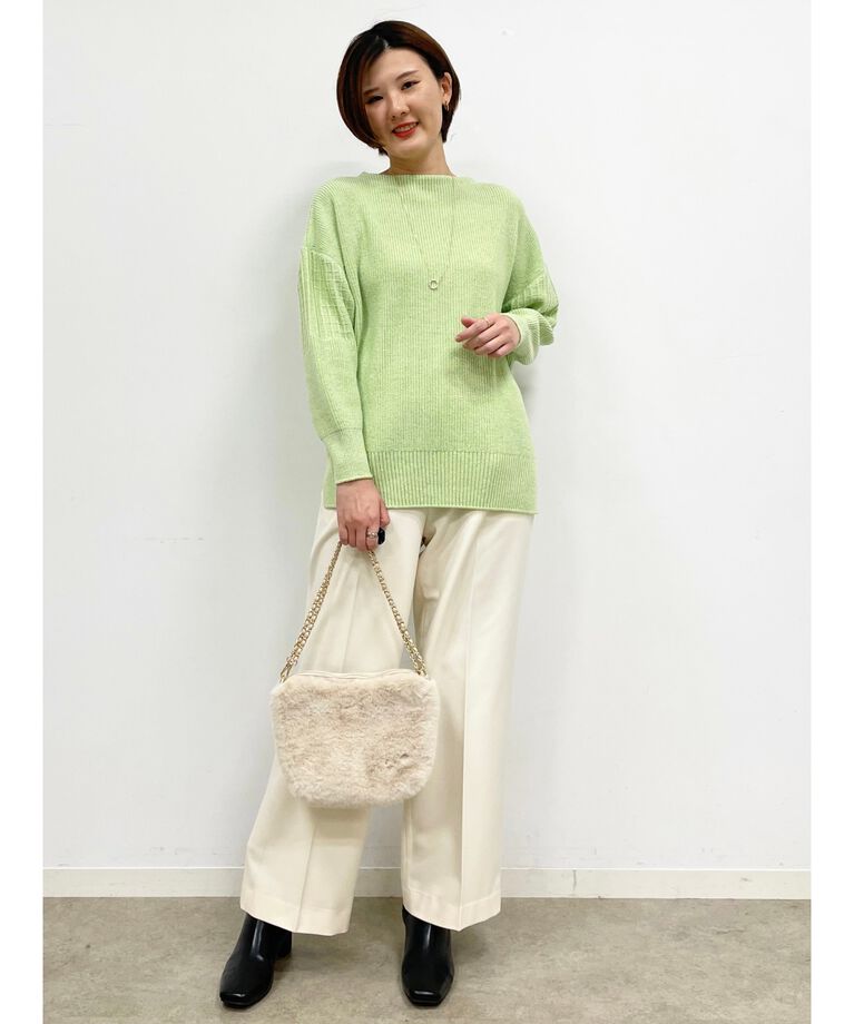 Reflect「【春SALE/洗える】裏起毛2WAYストレッチワイドパンツ」|その他|