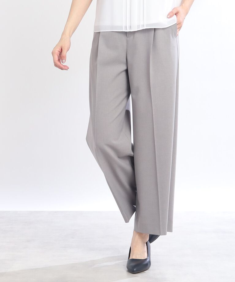 Reflect「【SALE／WEB限定カラーあり／マシンウォッシュ可】ソフトワイドシルエットパンツ」|その他|ｸﾞﾚｰ(012)