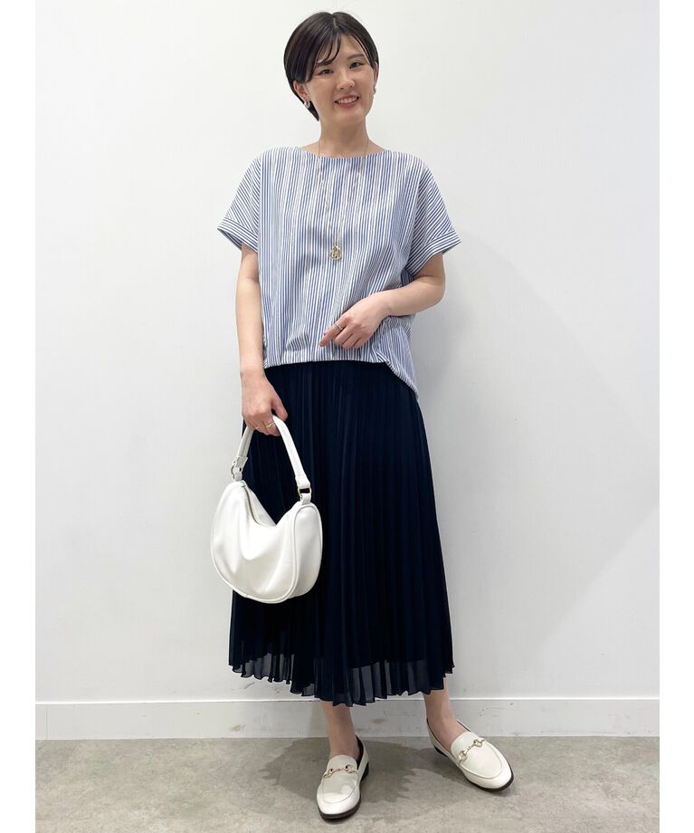 Reflect「【SALE／体型カバー／WEB限定カラーあり／手洗い可能】涼しげドライタッチプリーツスカート」|スカート|