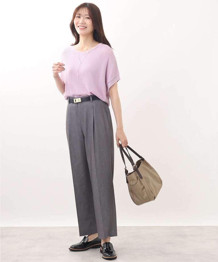 Reflect「【SALE／接触冷感／洗える】デニム調ストレートシルエットパンツ」|その他|