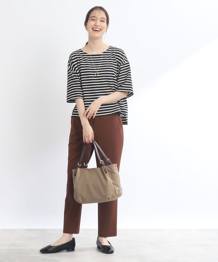 Reflect「【E‐QUALITY／手洗い可／セットアイテム】ボーダープルオーバー＋タンクトップワンピース」|ワンピース|