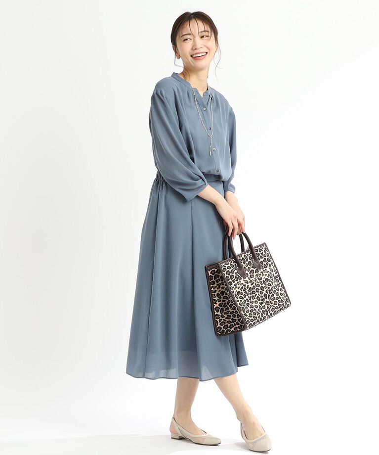 Reflect「【接触冷感／マシンウォッシュ可／セットアップ可】スリーブディティールブラウス」|シャツ・ブラウス|