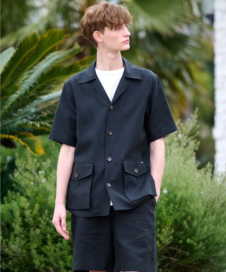 DRESSTERIOR「【Safari5月号掲載】【セットアップ可】オープンカラープエルトリコシャツ」|シャツ・ブラウス|