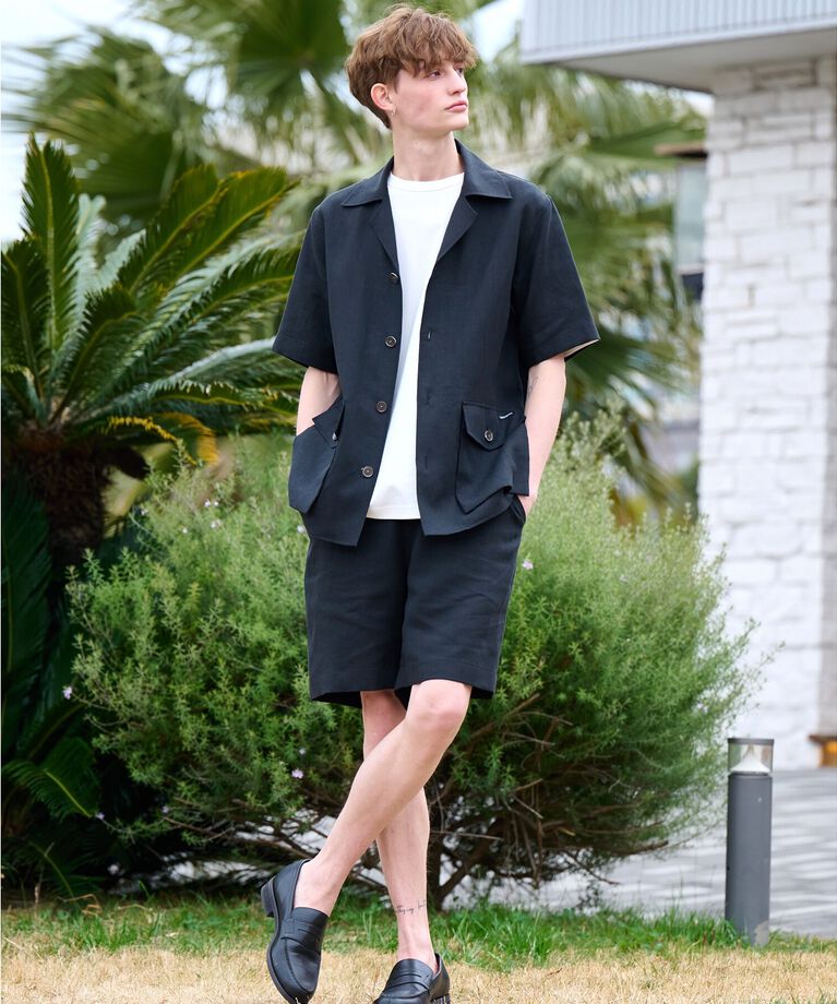 DRESSTERIOR「【Safari5月号掲載】【セットアップ可】オープンカラープエルトリコシャツ」|シャツ・ブラウス|
