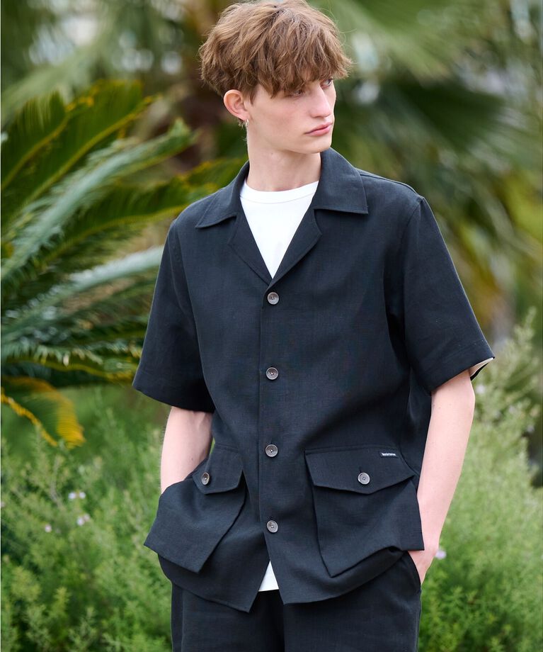 DRESSTERIOR「【Safari5月号掲載】【セットアップ可】オープンカラープエルトリコシャツ」|シャツ・ブラウス|