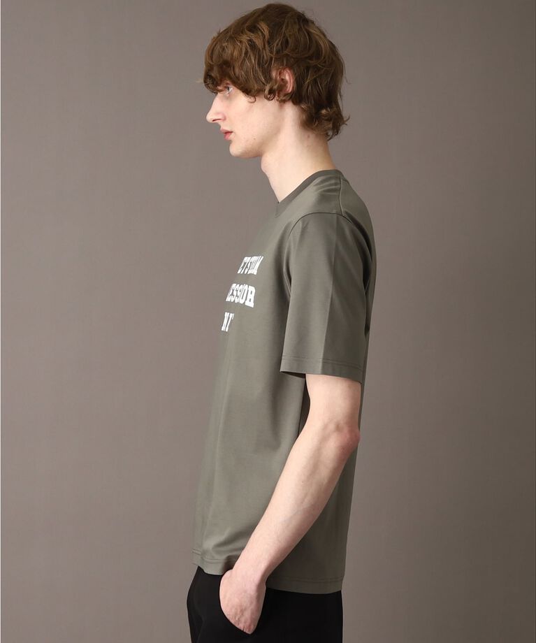 DRESSTERIOR「【接触冷感／抗菌防臭／消臭】ICE CLEAR COTTON ロゴTシャツ」|Tシャツ・カットソー|
