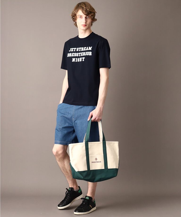 DRESSTERIOR「【接触冷感／抗菌防臭／消臭】ICE CLEAR COTTON ロゴTシャツ」|Tシャツ・カットソー|