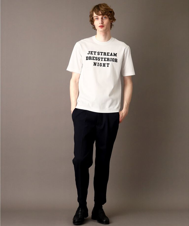 DRESSTERIOR「【接触冷感／抗菌防臭／消臭】ICE CLEAR COTTON ロゴTシャツ」|Tシャツ・カットソー|