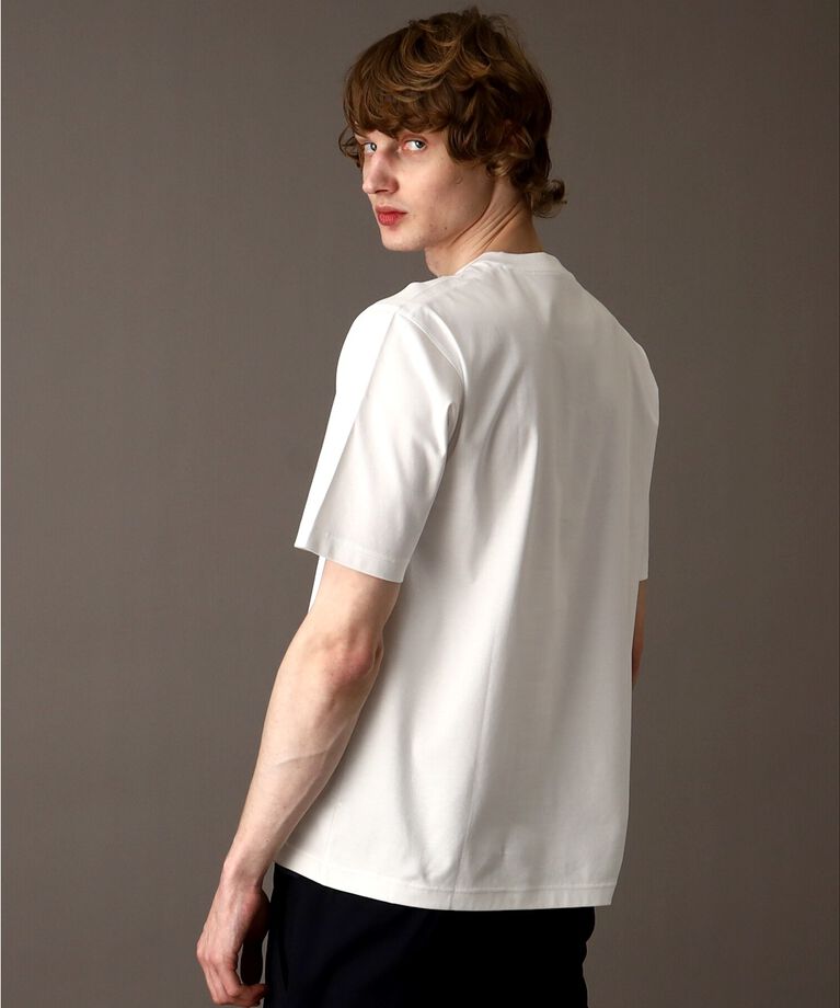 DRESSTERIOR「【接触冷感／抗菌防臭／消臭】ICE CLEAR COTTON ロゴTシャツ」|Tシャツ・カットソー|
