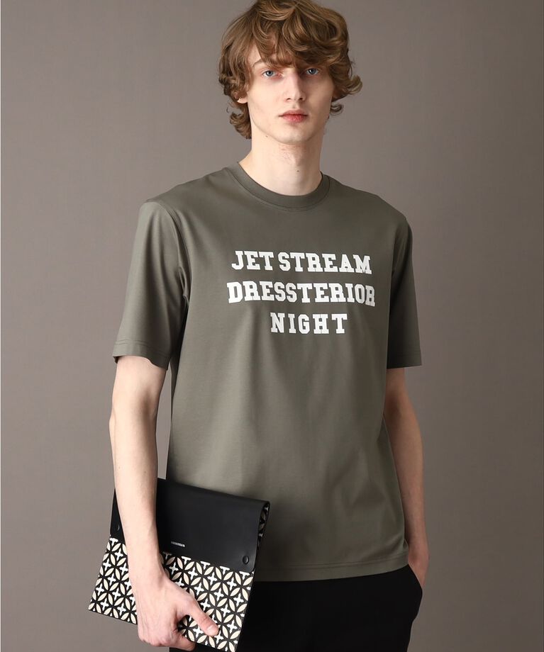 DRESSTERIOR「【接触冷感／抗菌防臭／消臭】ICE CLEAR COTTON ロゴTシャツ」|Tシャツ・カットソー|