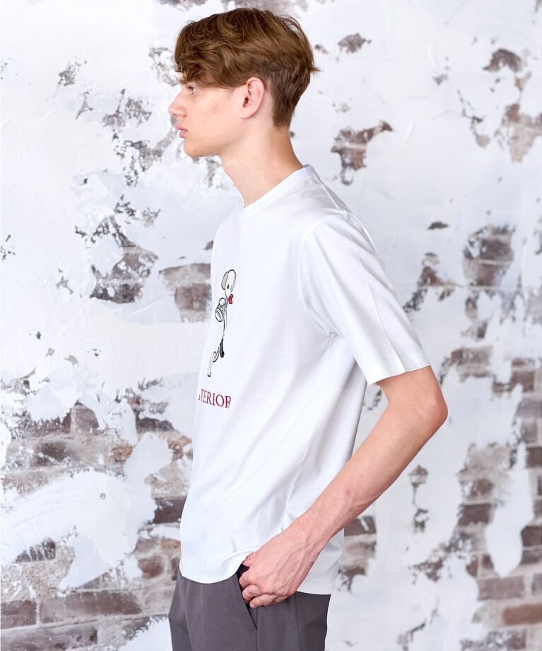 DRESSTERIOR「【接触冷感／抗菌防臭／消臭】ICE CLEAR COTTON DRINKER DOG Tシャツ」|Tシャツ・カットソー|