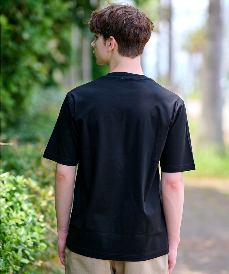 DRESSTERIOR「【接触冷感／抗菌防臭／消臭】ICE CLEAR COTTON DRINKER DOG Tシャツ」|Tシャツ・カットソー|