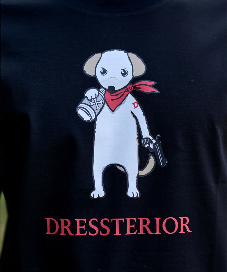 DRESSTERIOR「【接触冷感／抗菌防臭／消臭】ICE CLEAR COTTON DRINKER DOG Tシャツ」|Tシャツ・カットソー|