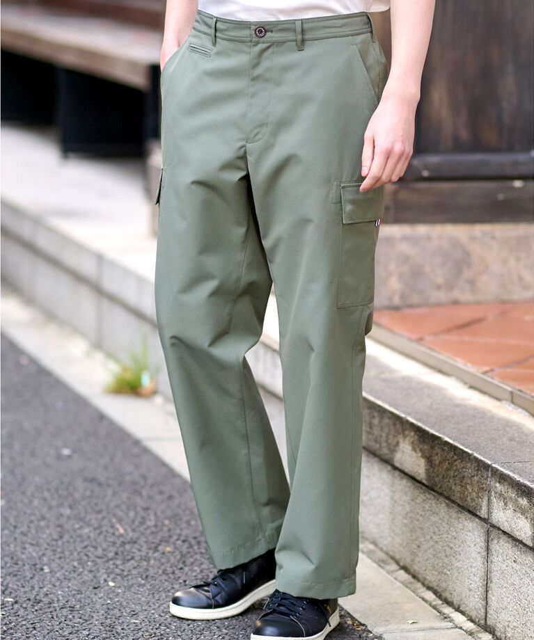 DRESSTERIOR「コットンナイロン カーゴパンツ」|その他|オリーブグリーン(0