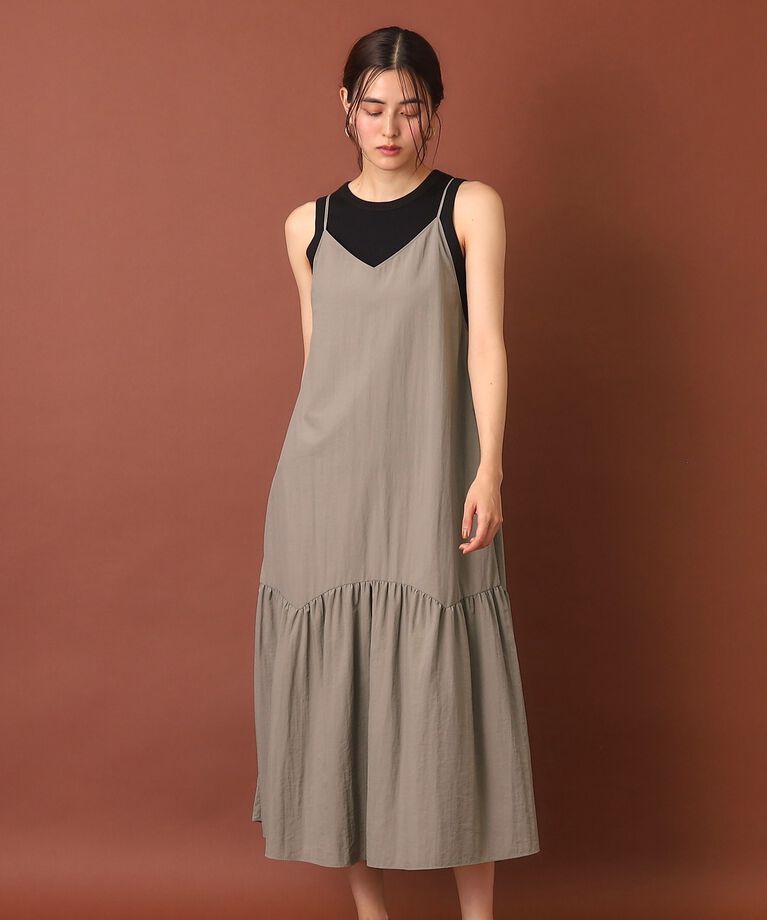 DRESSTERIOR「キャミソールタフタワンピース」|ワンピース|
