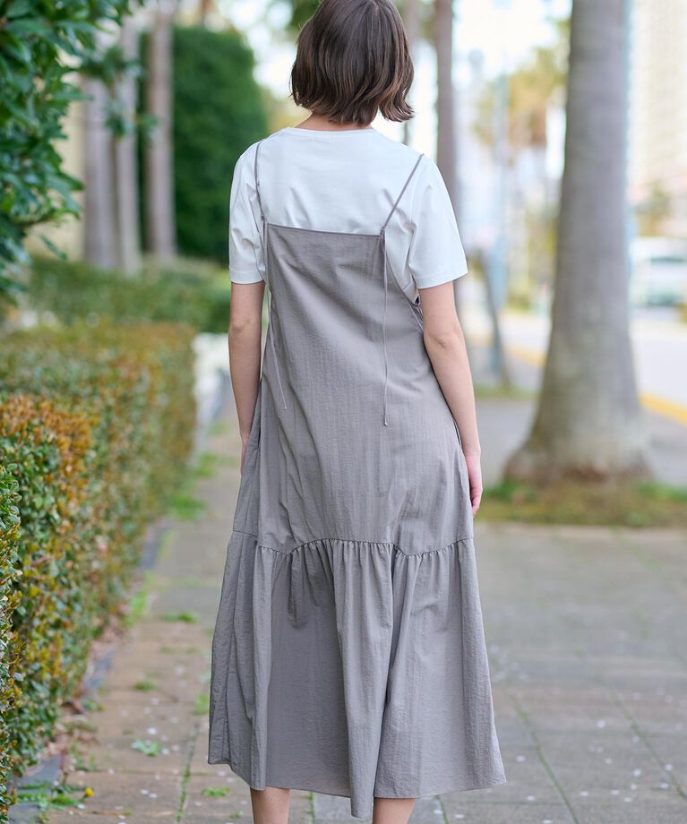 DRESSTERIOR「キャミソールタフタワンピース」|ワンピース|