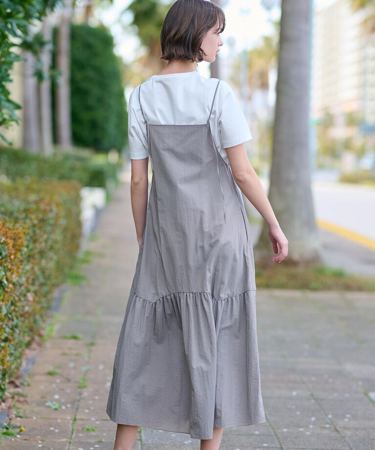 DRESSTERIOR「キャミソールタフタワンピース」|ワンピース|