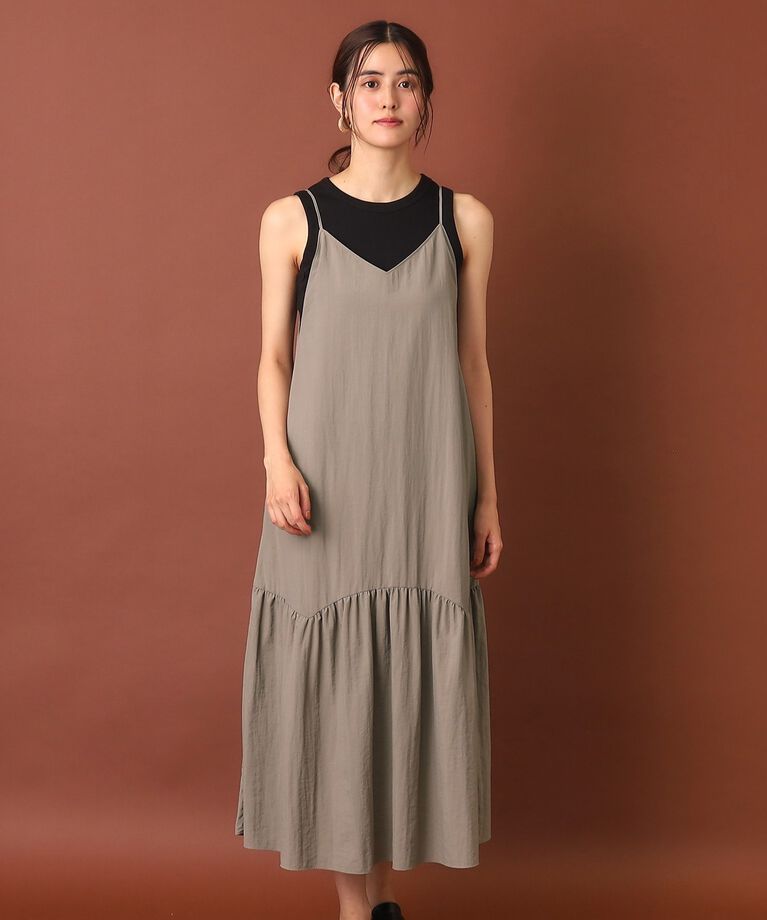 DRESSTERIOR「キャミソールタフタワンピース」|ワンピース|