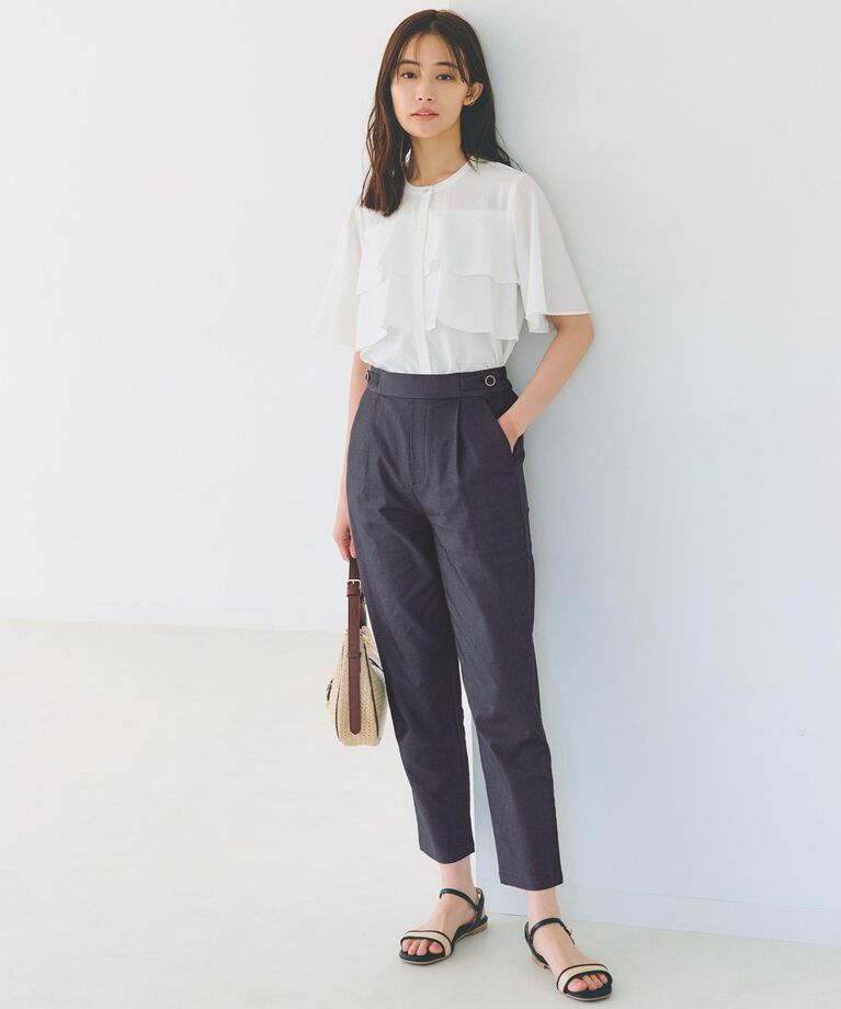 grove「【冷感】サマーハイパーストレッチテーパードパンツ」|その他|