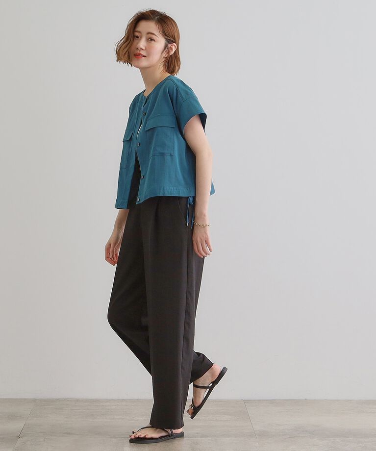 grove「【品よく着こなす、大人のワークスタイル】ワークジャケット×ワンピースセット」|ワンピース|