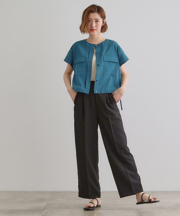 grove「【品よく着こなす、大人のワークスタイル】ワークジャケット×ワンピースセット」|ワンピース|