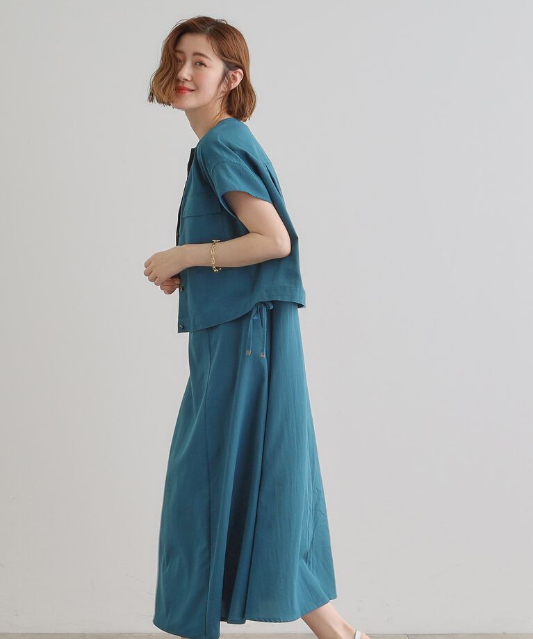 grove「【品よく着こなす、大人のワークスタイル】ワークジャケット×ワンピースセット」|ワンピース|
