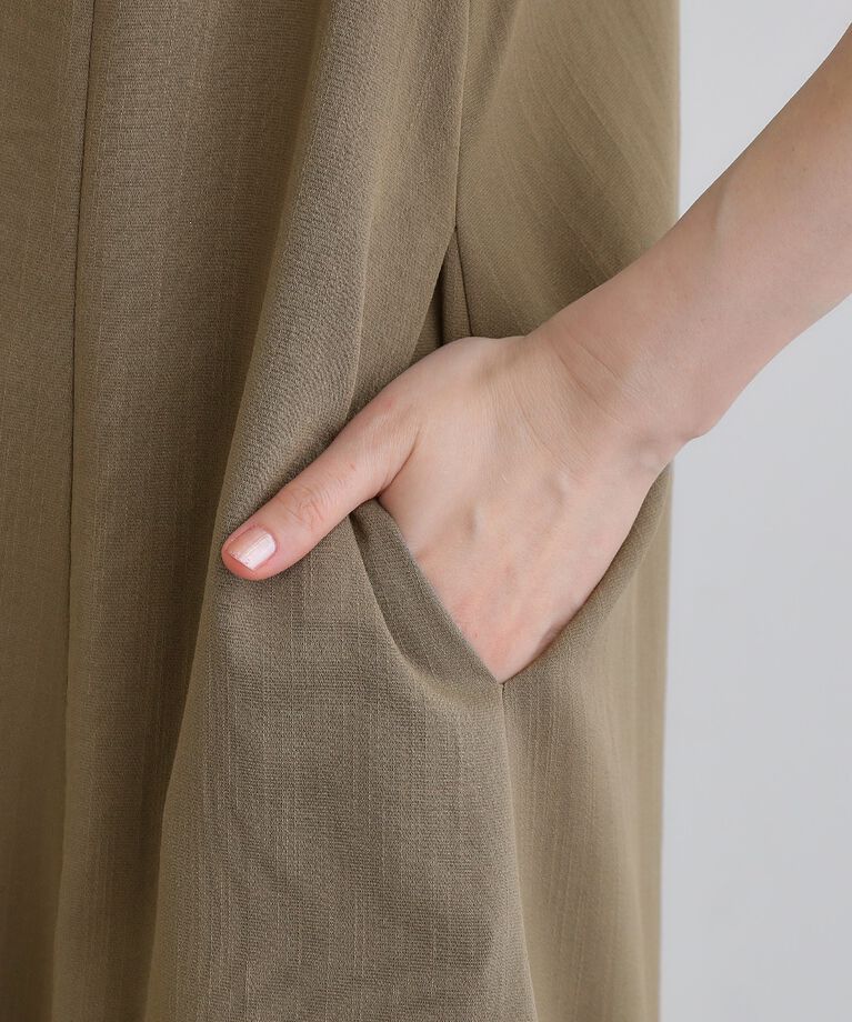 grove「【品よく着こなす、大人のワークスタイル】ワークジャケット×ワンピースセット」|ワンピース|