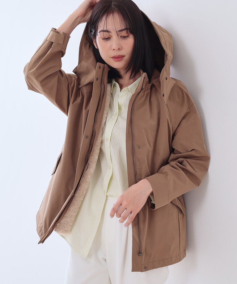 INDIVI「【ファーライナー付き/マルチWAY】マウンテンパーカー」|その他|キャメルブラウン(6