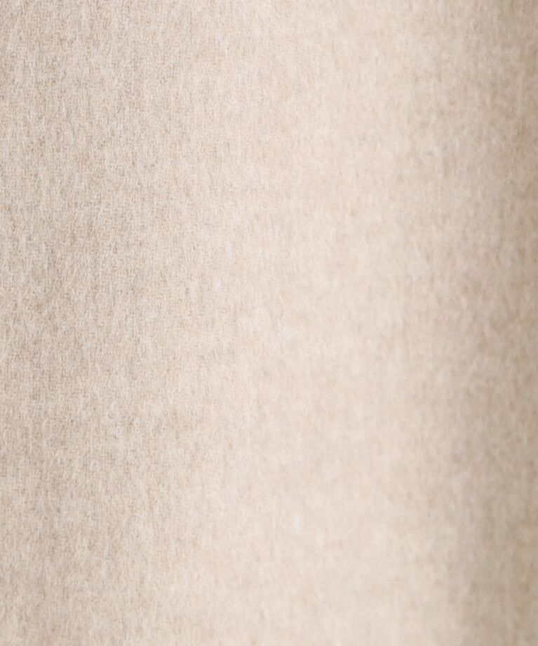 INDIVI「【ウール混／昨年ヒット！】リバーショートコート」|ノーカラーコート|