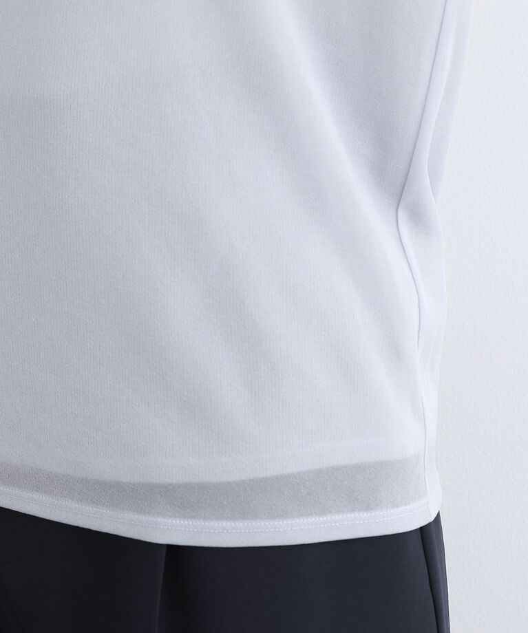 INDIVI「【日本製】シフォンジャージハイネックトップス」|Tシャツ・カットソー|