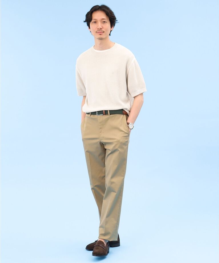 TAKEO KIKUCHI「【ON／OFF兼用】イタリアン ゴムメッシュベルト」|ベルト|