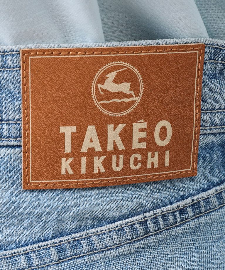TAKEO KIKUCHI「【Made in JAPAN】モンスターストレッチ アイスウォッシュ　デニムパンツ」|デニム|